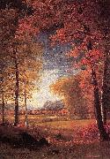 Albert Bierstadt Autumn in America, Oneida County France oil painting artist